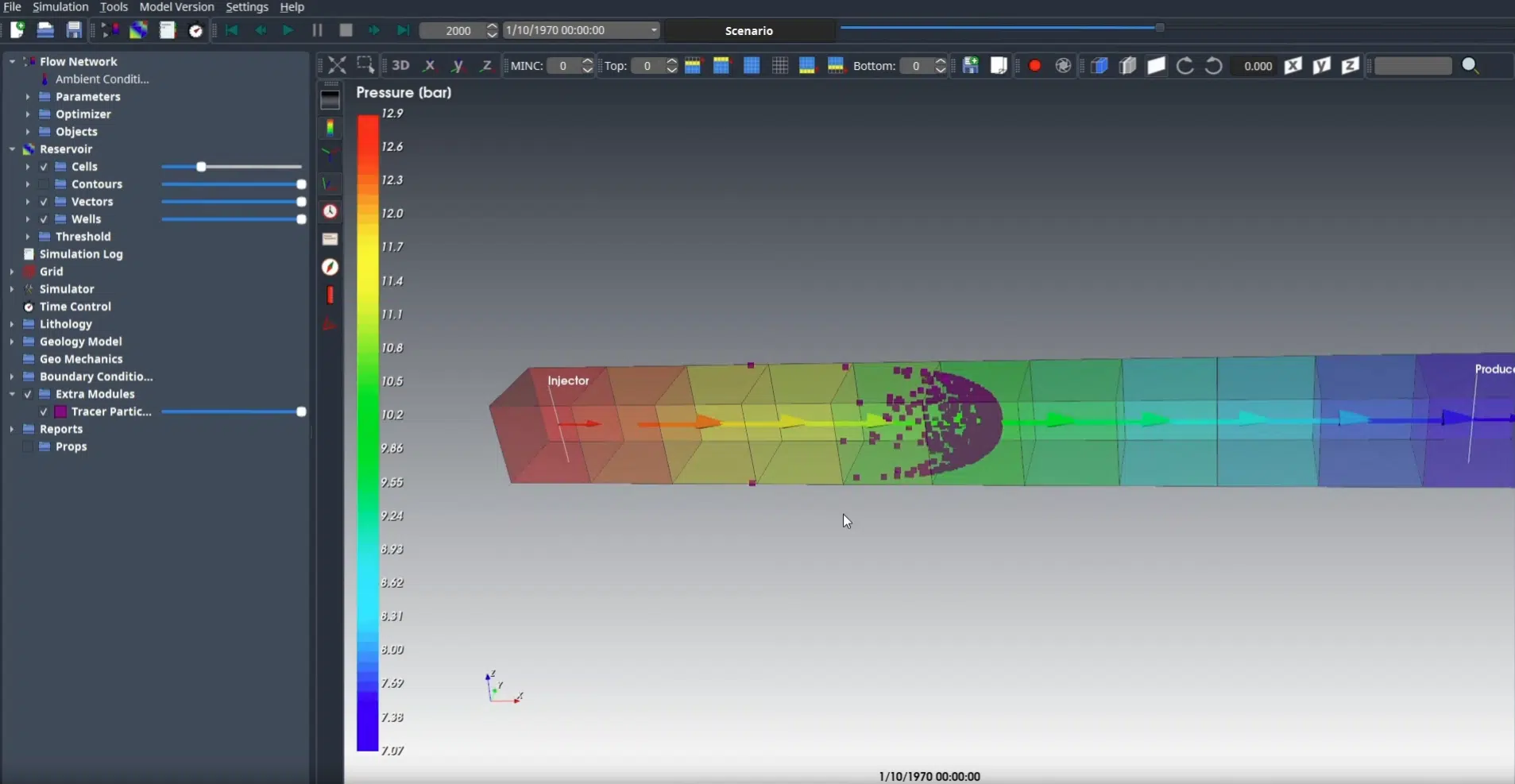 Understand reservoir flow paths with Volsung’s Tracer Particle Module