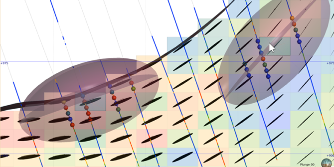 Leapfrog Edge's Variable Orientation Tool