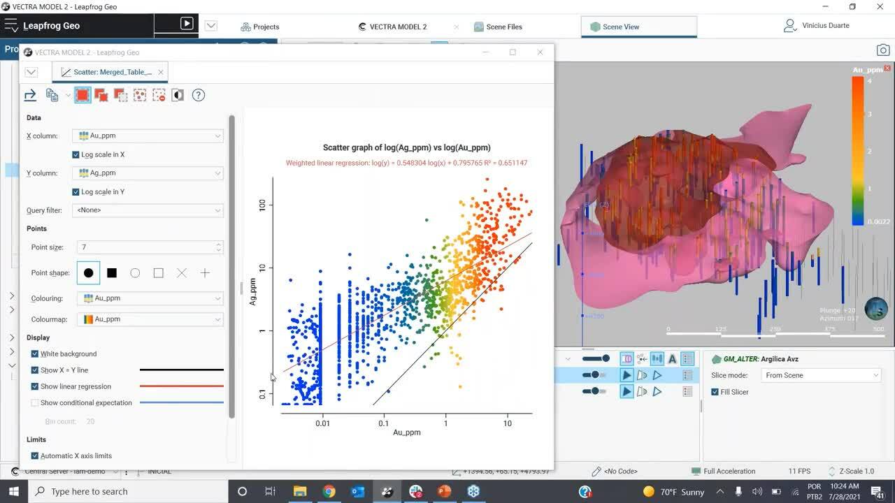 Parte 3 – Webinar: Estimativa de um depósito epithermal de alta sulfetação de Au disseminado