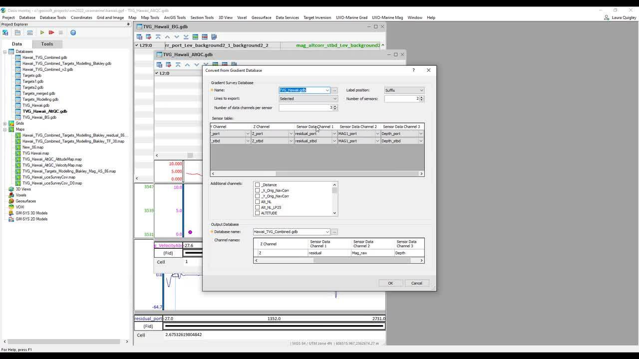 UXO Marine Quality Control, Processing, And Target Modelling ...