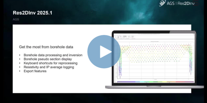 What's new in Res2DInv and Res3DInv 2025.1