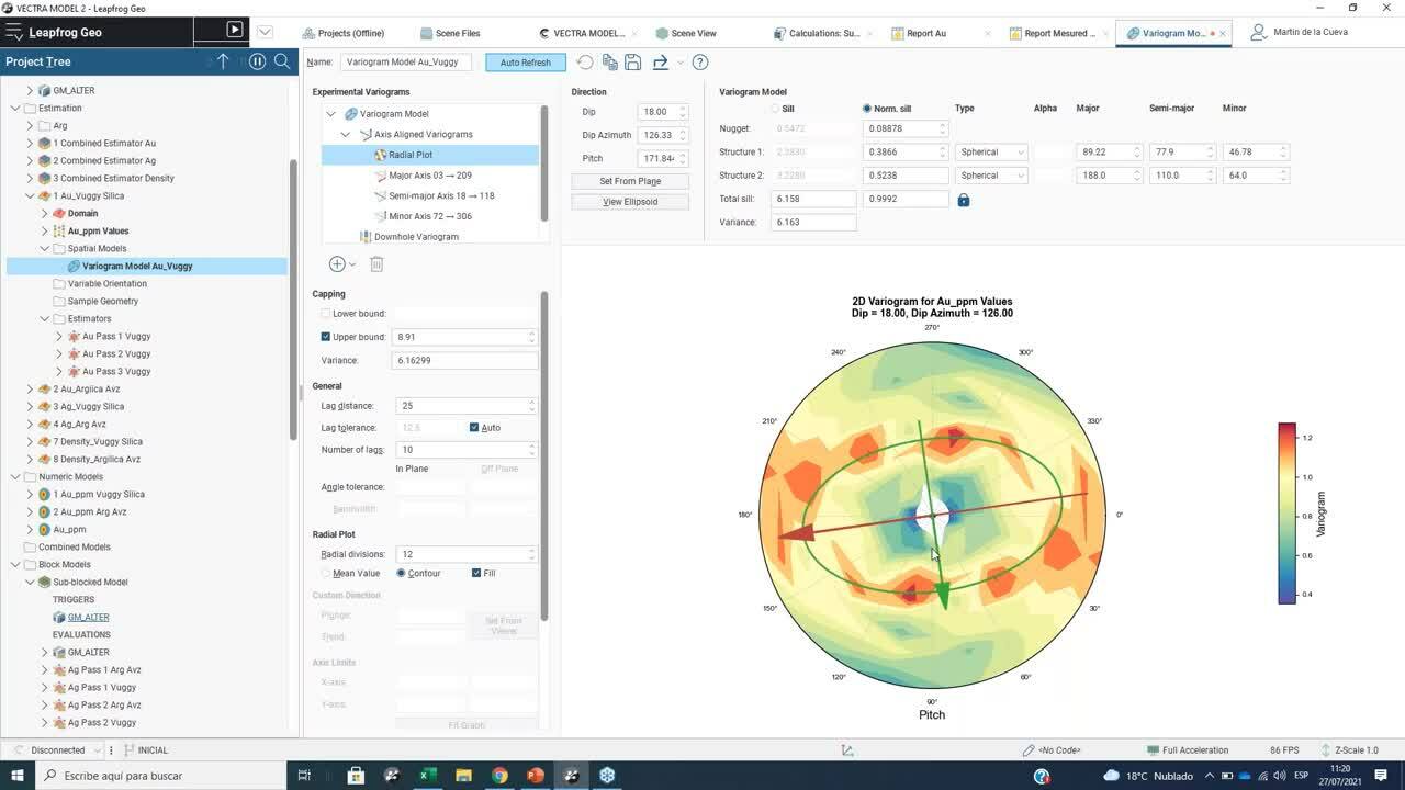 Parte 3 – Webinar: Estimación de un yacimiento diseminado de Au de Alta Sulfuración