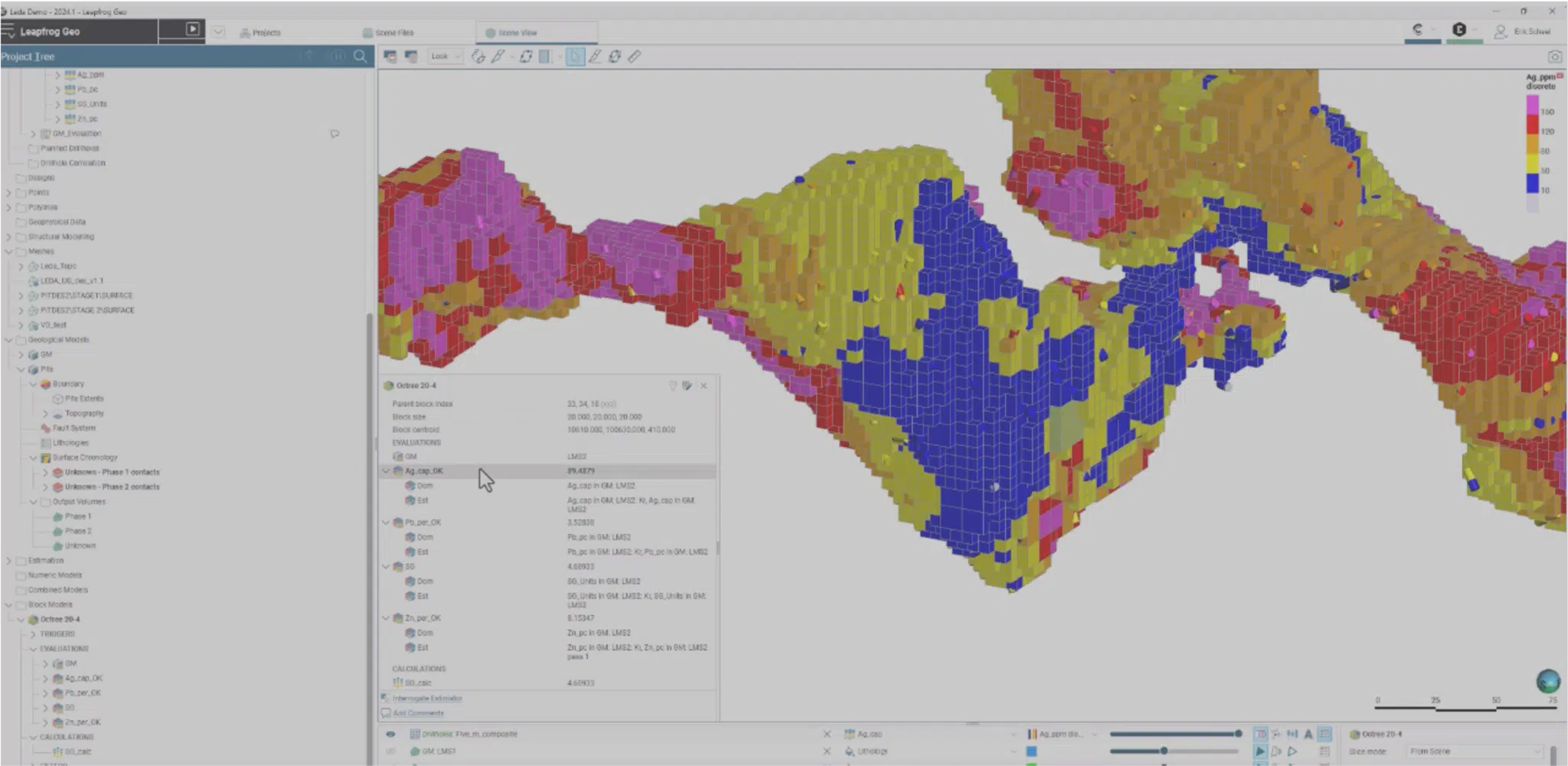 Leapfrog 2024.1: Block Model Regularisation